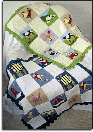 Gwennol Hand Knitted blankets